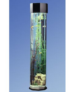 Aqua 55 Gallon Tower Octagon Aquarium Kit