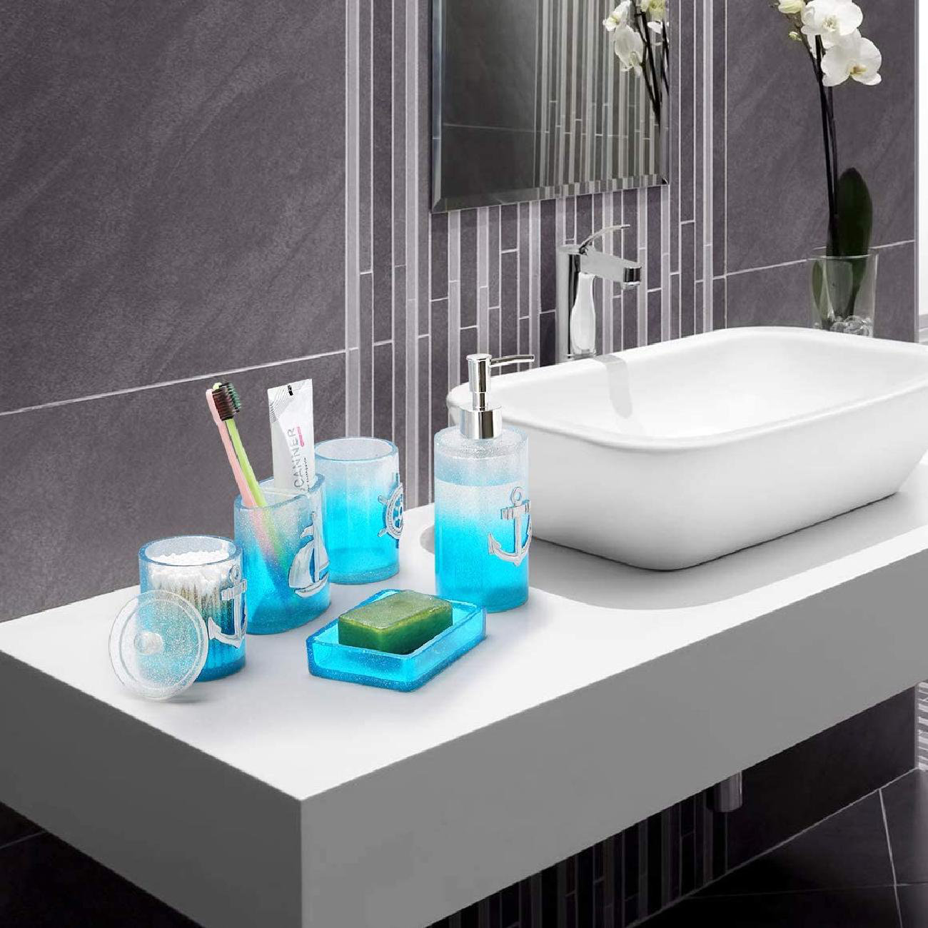 Longshore Tides Bathroom Accessories Set