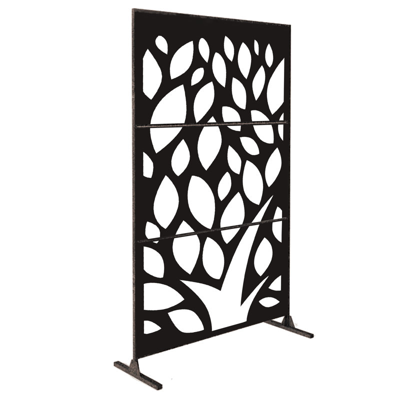 E Joy 6 5 Ft H X 4 Ft W Metal Fence Panel Wayfair