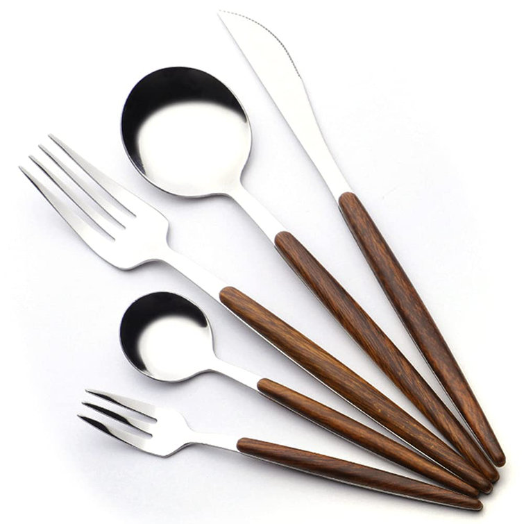 2 Piece Stainless Steel Spoon and Fork Set Flatware Cutlery Set for Home Kitchen 2 Piece Stainless Steel Spoon and Fork Set Flatware Cutlery Set for Home Kitchen