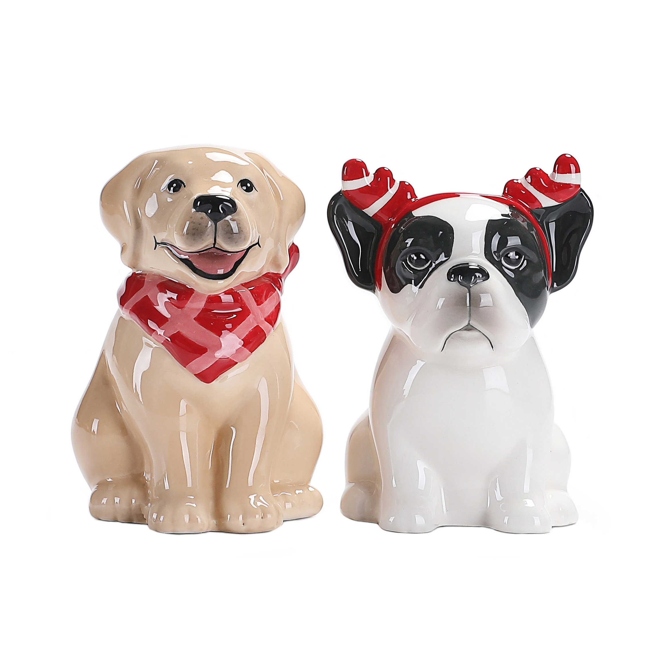 Bico Labrador Bull Dog Salt and Pepper Shaker Set Wayfair