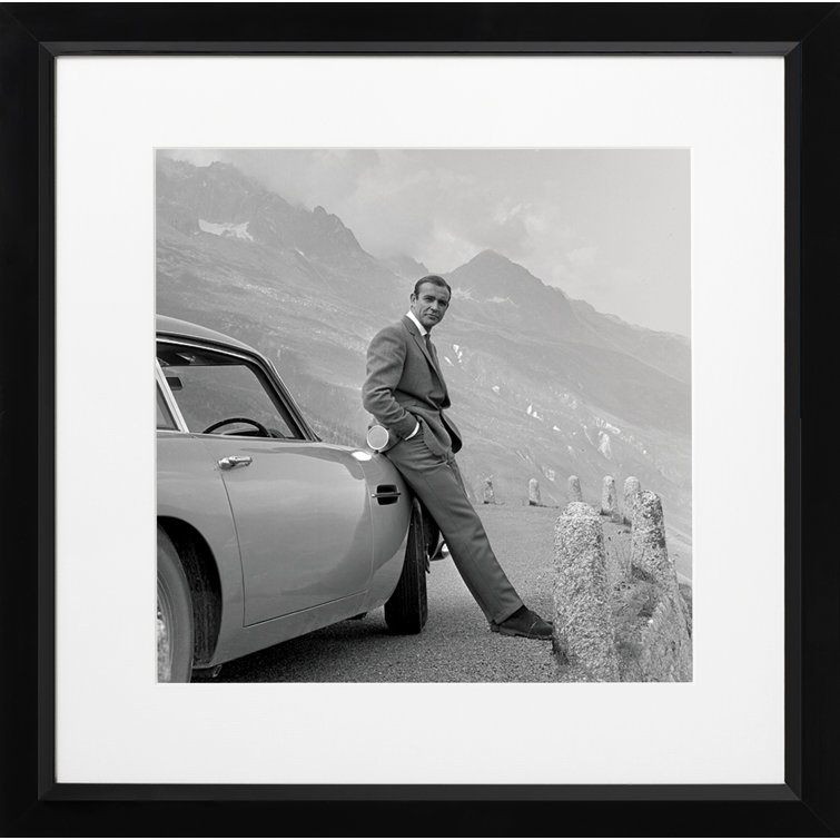 Happy Larry James Bond Aston Martin Framed Photographic Print Reviews Wayfair Co Uk