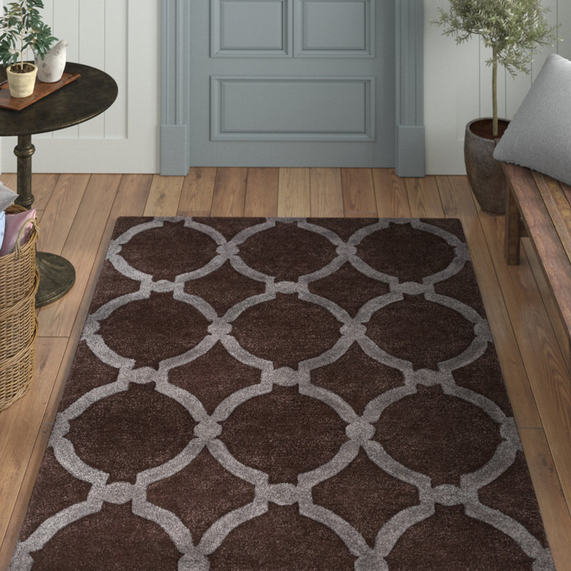 Laurel Foundry Modern Farmhouse Labastide Handmade Tufted Wool Brown Gray Rug Reviews Wayfair