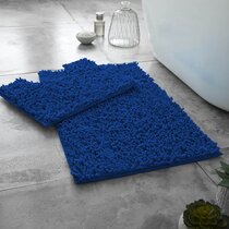 LDR 169 1015BL Soft Touch Bathtub and Shower Floor Mat Blue 