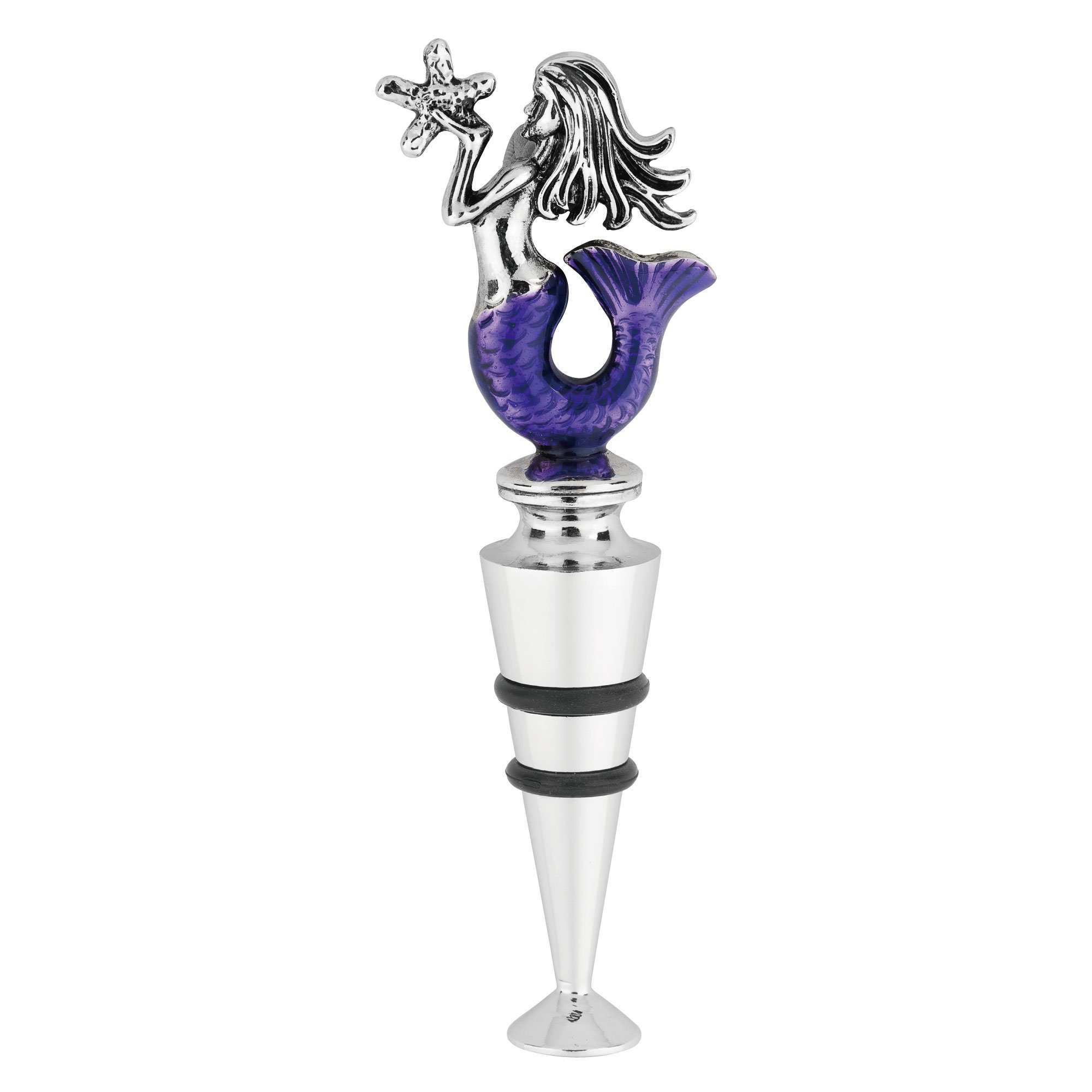 Highland Dunes Wine Bottle Stopper, Mermaid Wayfair