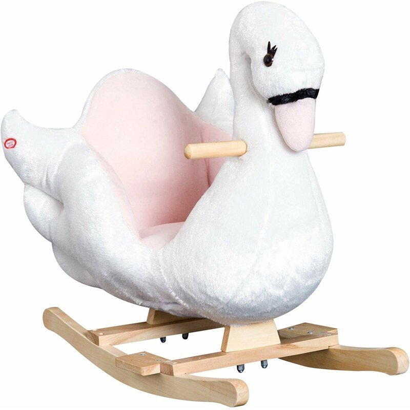 baby swan rocker