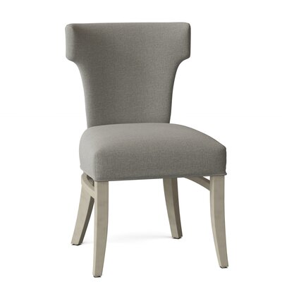 Ardmore Upholstered Wingback Side Chair Fairfield Chair Body Fabric: 3162 Silver, Leg Color: Almond Buff