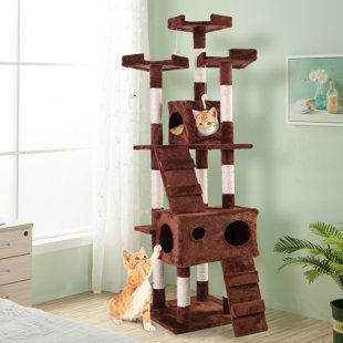 assembled cat trees