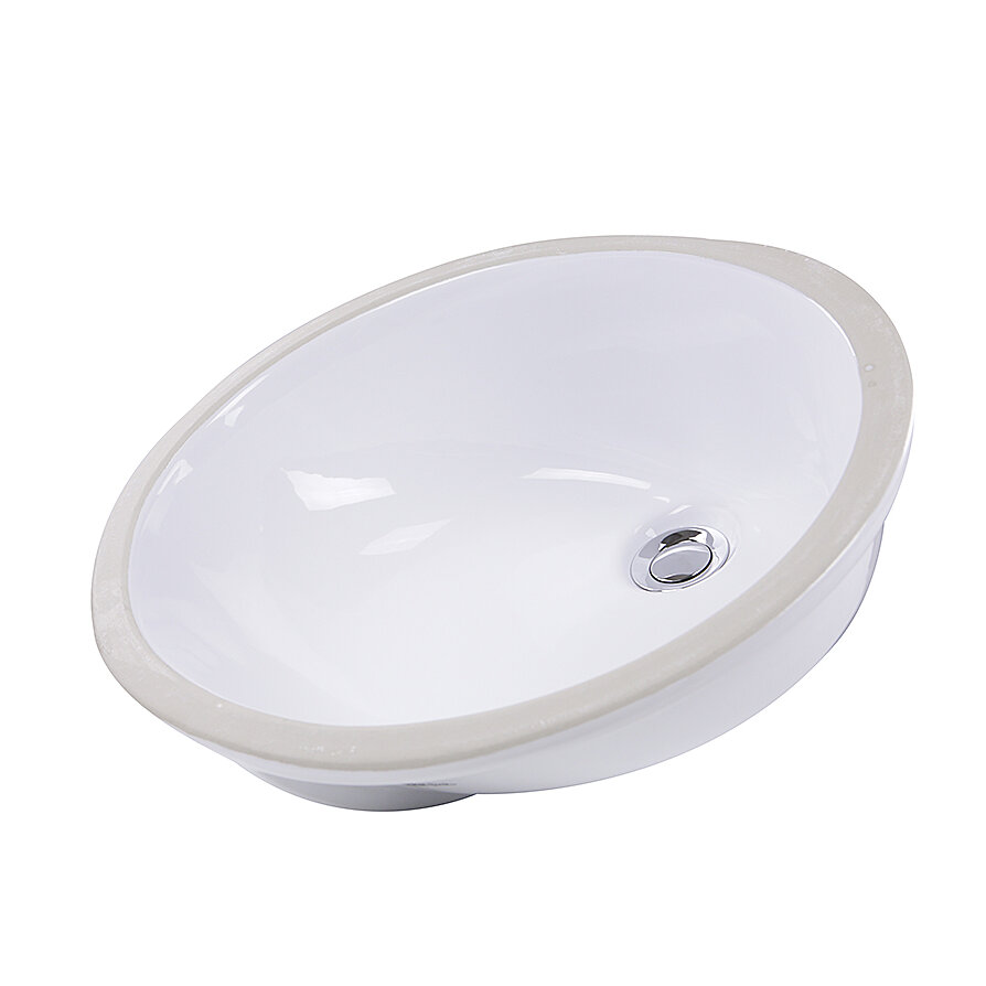 Nantucket Sinks Great Point Ceramic Oval Undermount Bathroom Sink Wayfair