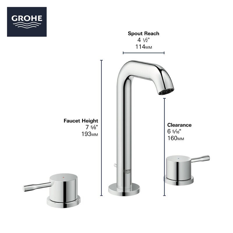 Grohe Essence Double Handle Deck Mounted Tub Faucet Wayfair