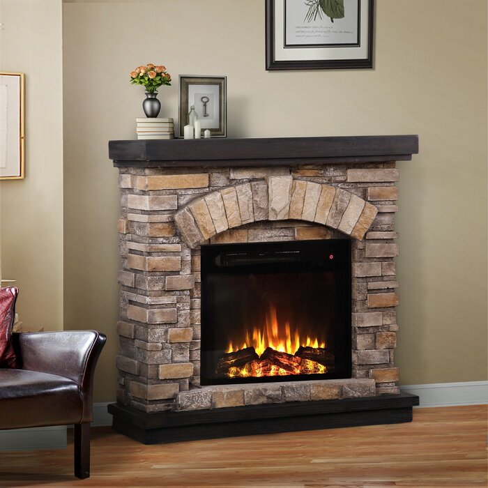 Foundstone™ Branden Electric Fireplace & Reviews | Wayfair.ca