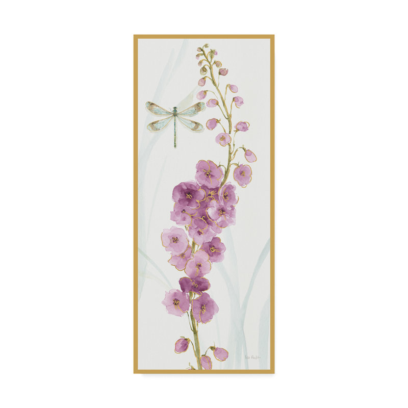 Ophelia Co Rainbow Seeds Flowers Vii Dragonfly Watercolor
