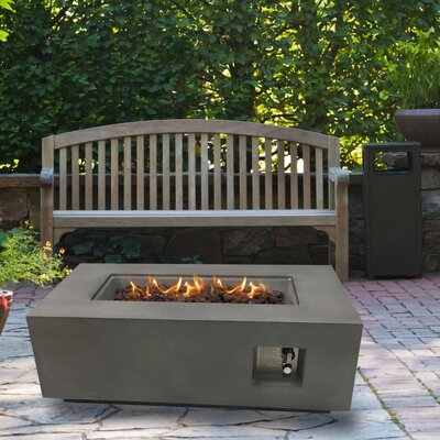 alazhia concrete propane fire pit table