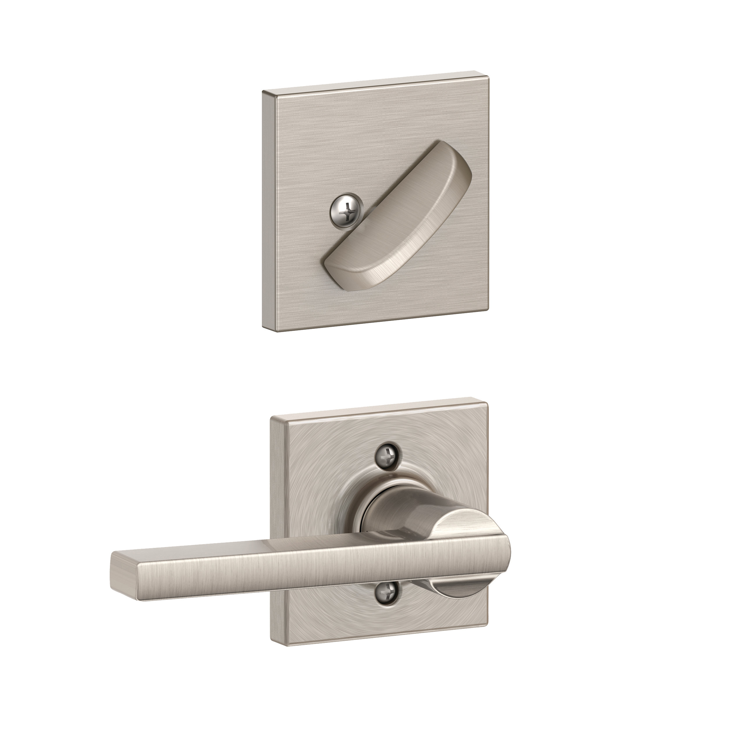 Schlage Latitude Single Cylinder Interior Lever Set Exterior Portion Sold Separately Wayfair
