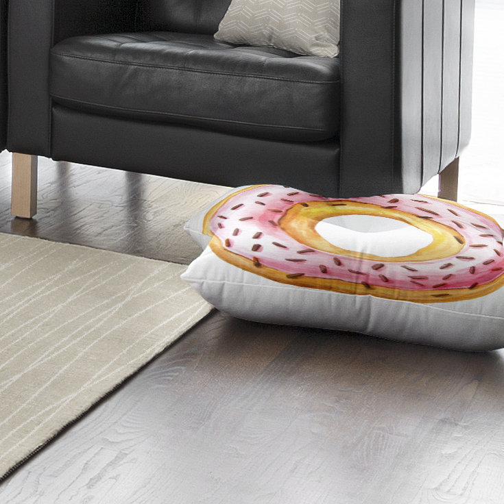 donut floor pillow