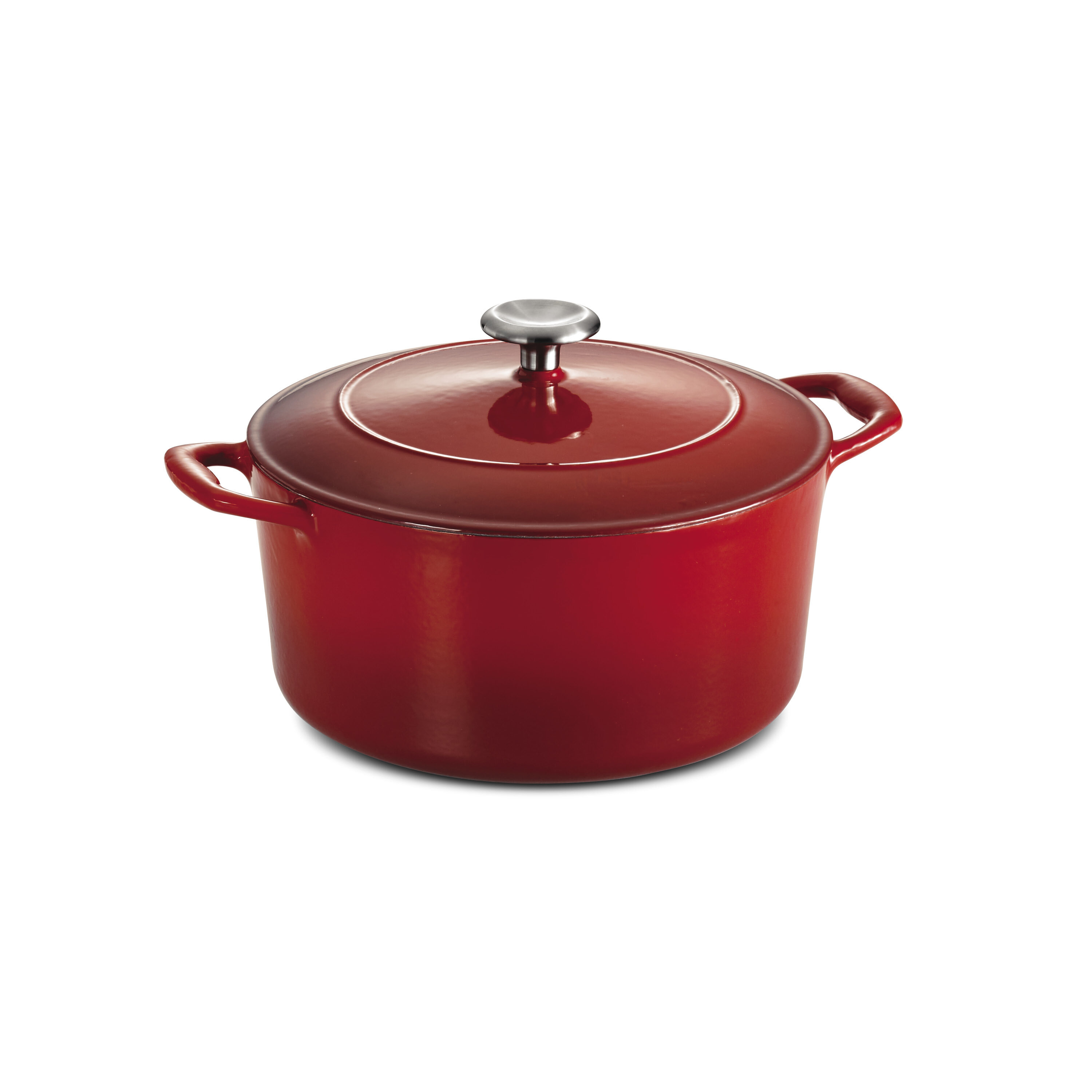 Gourmet Enameled Cast Iron 5 5 Qt Round Dutch Oven