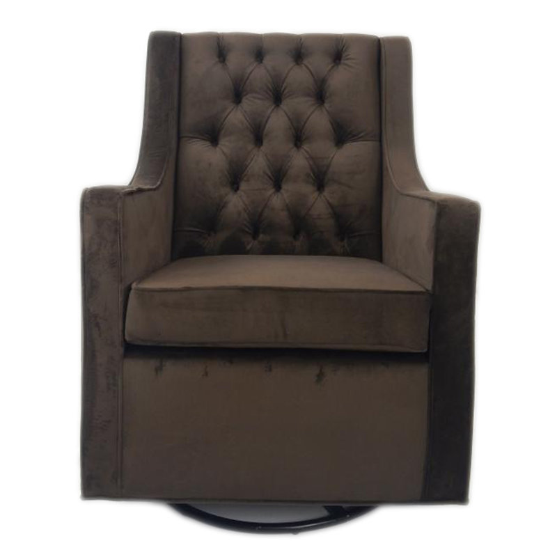velvet glider chair