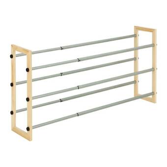 Whitmor Inc 21 Pair Stackable Shoe Rack Reviews Wayfair