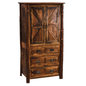 Premium Barnwood Armoire by Fireside L..