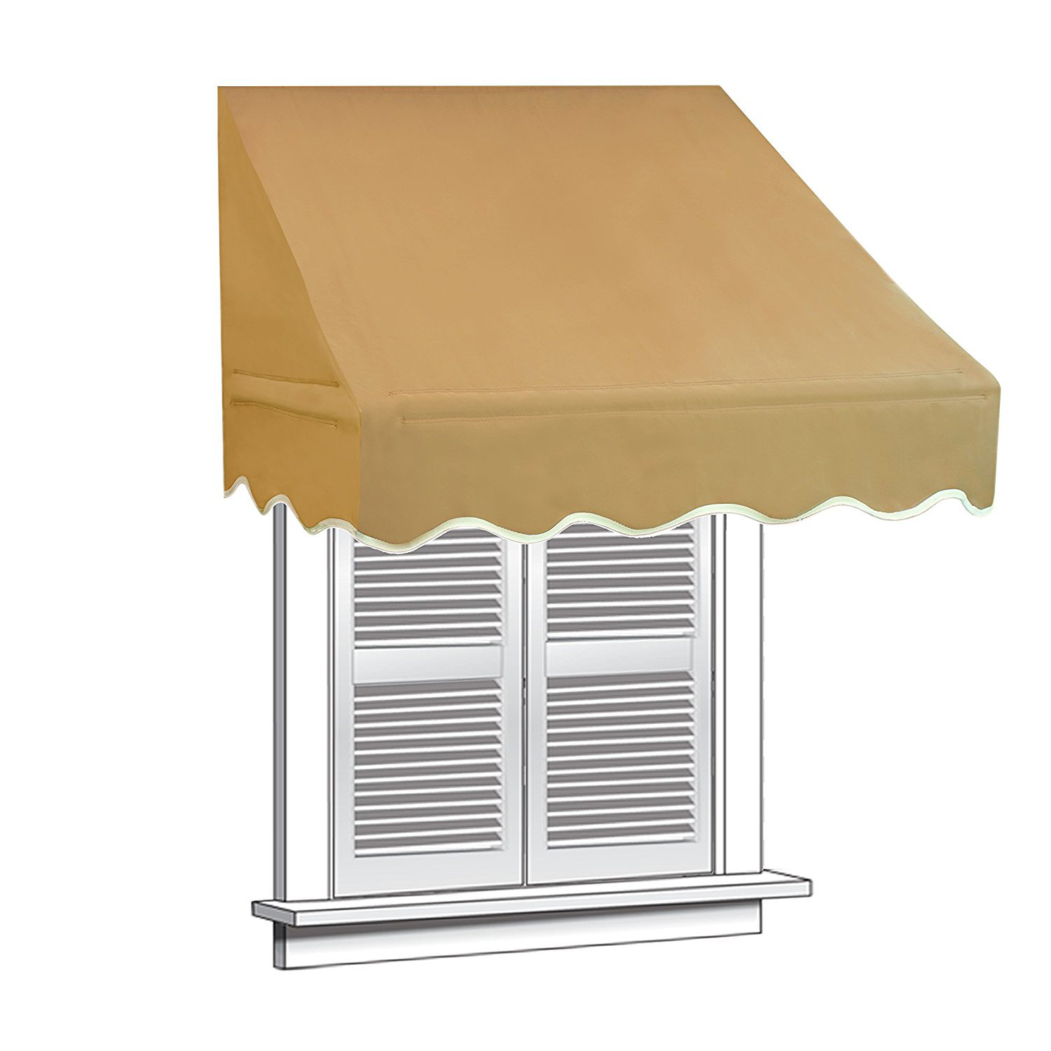 Aleko 6 Ft W X 2 D Window Awning Reviews Wayfair Our Sites