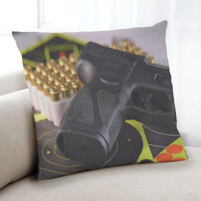 Tools Guns 1 Throw Pillow East Urban Home Cover Material Synthetic Tools Guns 1 Throw Pillow East Urban Home Cover Material Synthetic