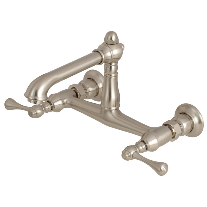 Kingston Brass English Country Wall Mounted Bathroom Faucet