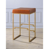 Orval Metallic Height 31 Bar Stool by Everly Quinn