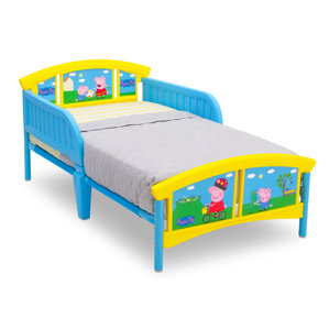 Peppa Pig Plastic Toddler Platform Bed by Delta Children