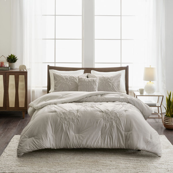 Grey Tufted Comforter Wayfair