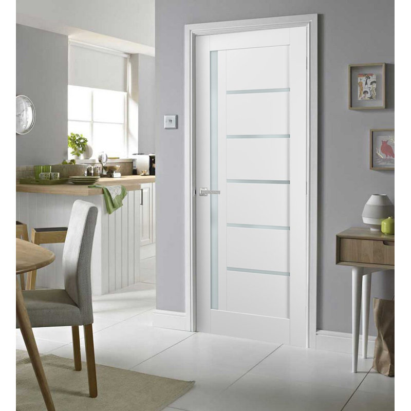 Sartodoors Quadro Glass Standard Door With Installation Hardware Kit Wayfair