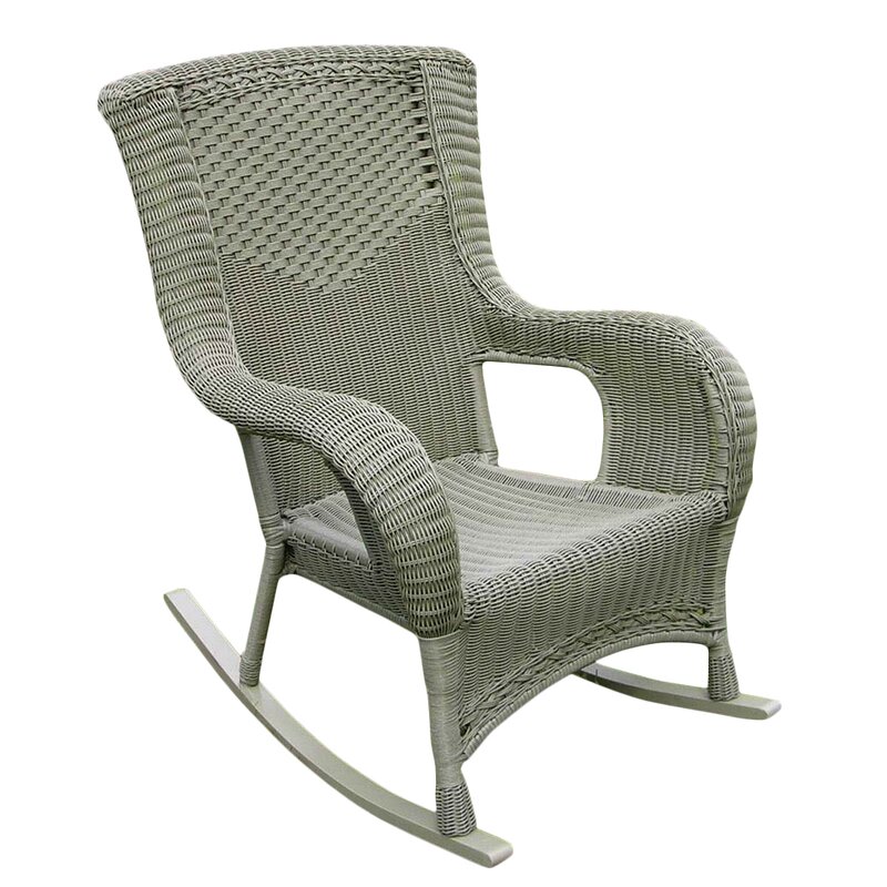 Wellington High Back Patio Rocking Chair Reviews Joss Main