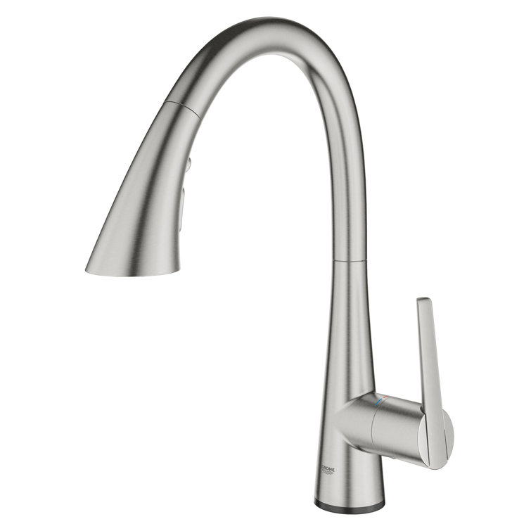 Zedra Pull Down Touch Single Handle Kitchen Faucet
