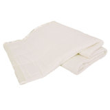 thermal blanket with satin trim