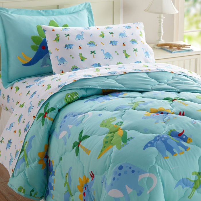 Wildkin Dinosaur Land Comforter Set Reviews Wayfair Ca