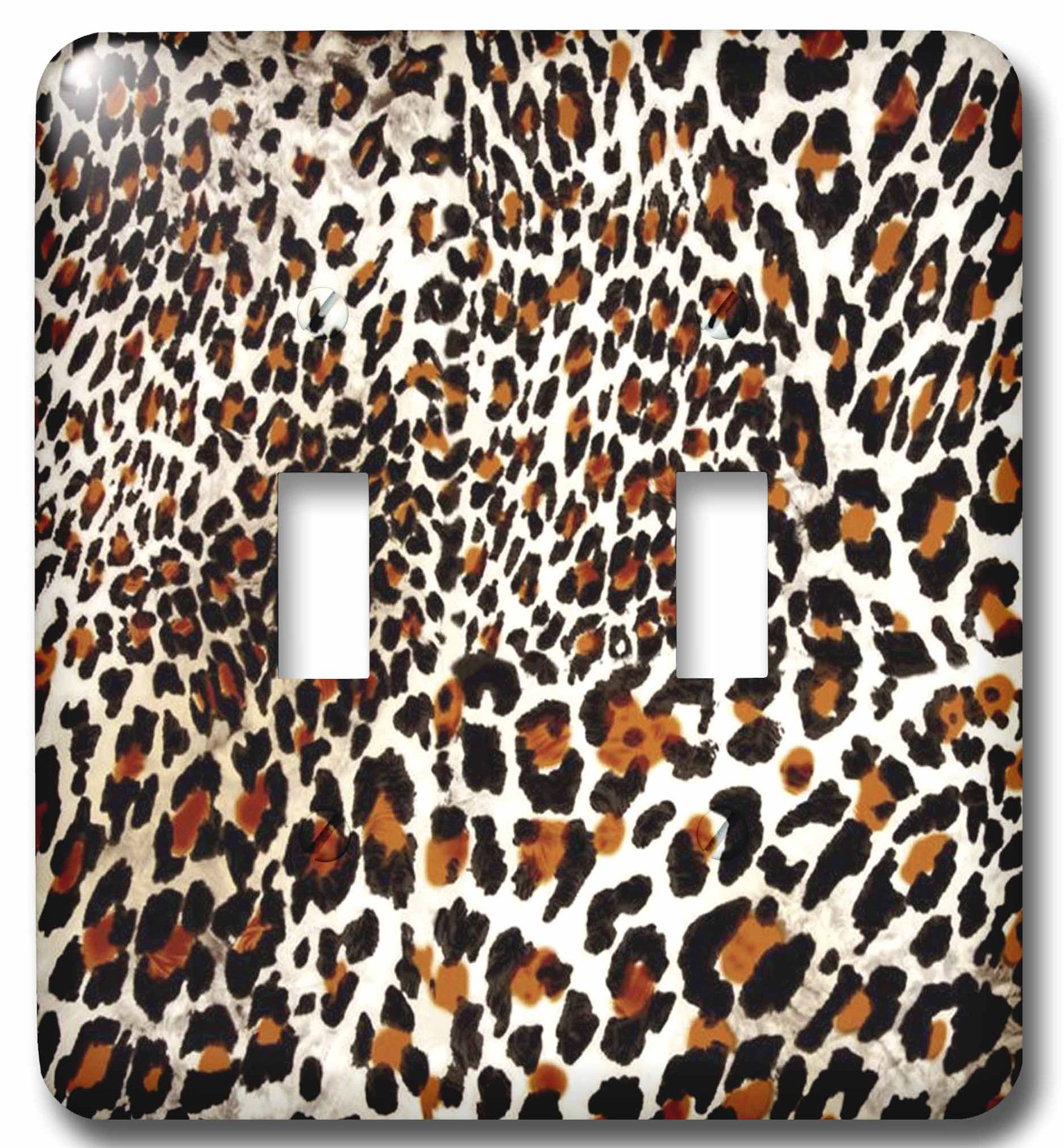 3drose Cheetah Print 2 Gang Toggle Light Switch Wall Plate Wayfair