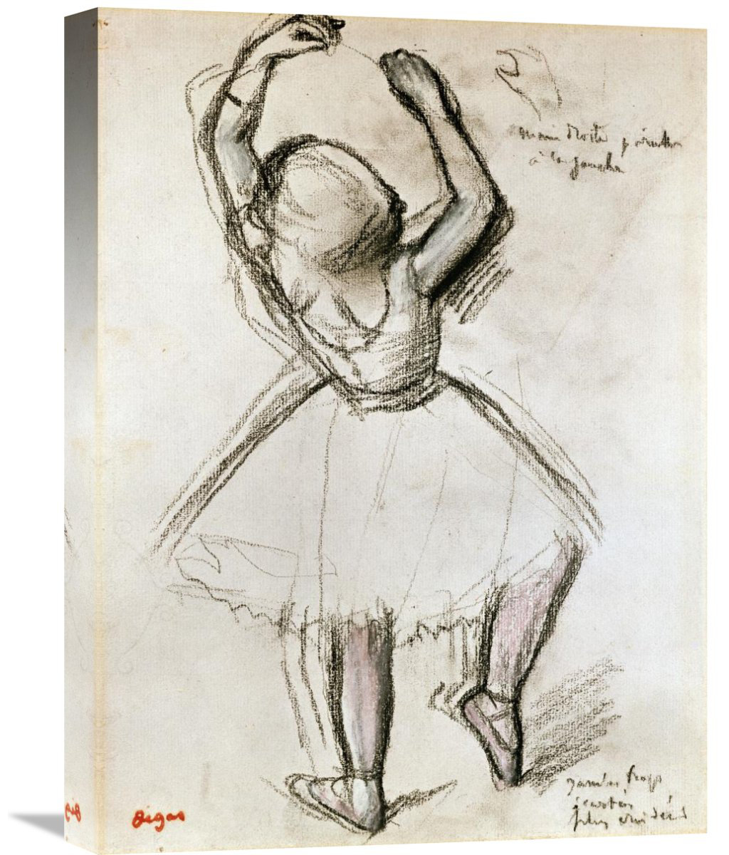 degas line drawings