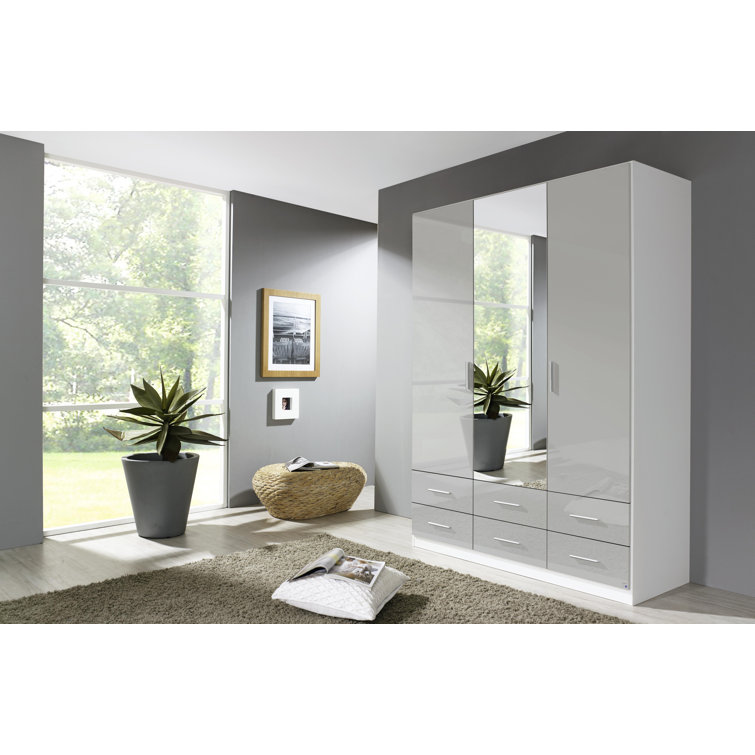 Rauch Taro 301cm 3 Door Sliding Wardrobe - Alpine White | CFS UK - View #9