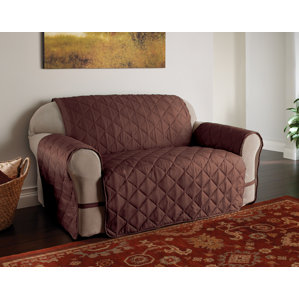 Duvig Box Cushion Loveseat Slipcover by Red Barrel Studio