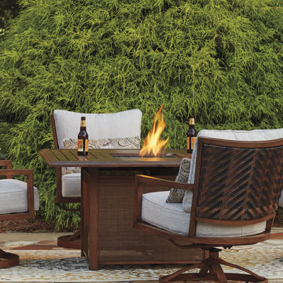 Oakland Living Gol S Steel Propane Fire Pit Table Wayfair Barrand Aluminum Propane Fire Pit Table