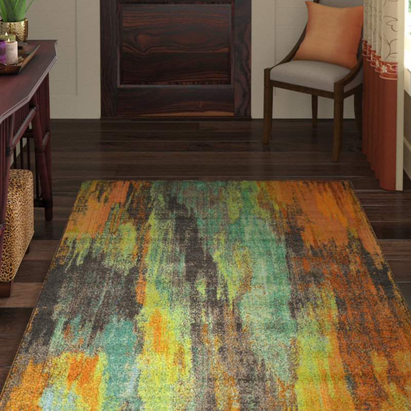World Menagerie Hayes Abstract Area Rug Reviews Wayfair