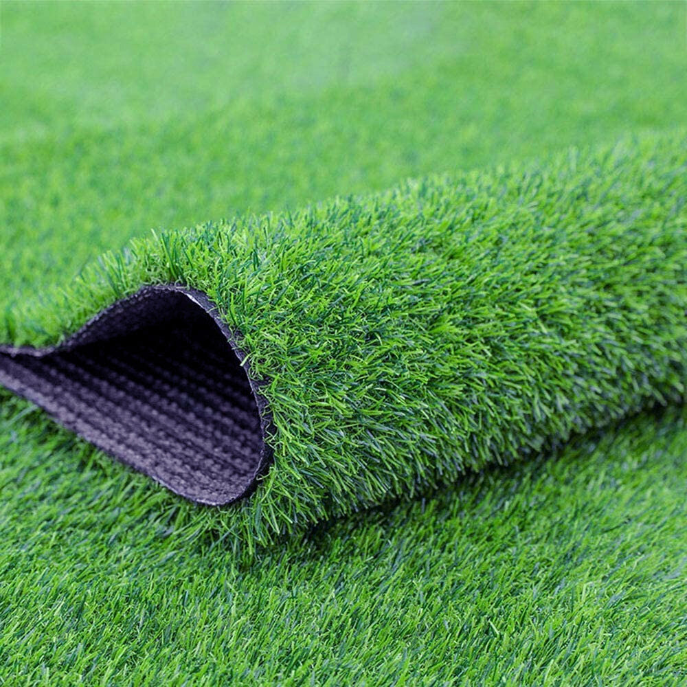 AM_ Artificial Grass Fake Lawn Synthetic Turf Landscape Floor Mat Indoor Outdoor 