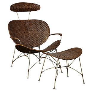 Go to store & view more images R. Douglas Home Spacely Lounge Chair and Ottoman