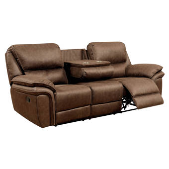 Red Barrel Studio Rashida Microfiber Microsuede Reclining 81 Pillow Top Arm Loveseat Wayfair