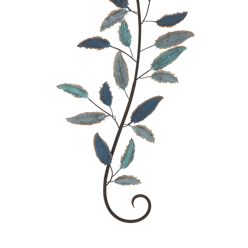 Red Barrel Studio 2 Piece Metal Leaf Wall Decor Set Reviews
