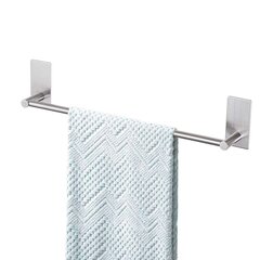 Towel Rack Towel Rack Bathroom Creative Simple self-Adhesive bar Shelf Frosted Holder RustRailE Kitchen Hanger 