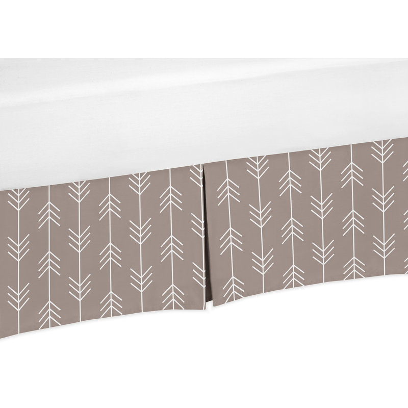 arrow crib skirt