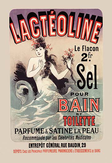 Buyenlarge Lacteoline By Jules Cheret Unframe Advertisement Print Wayfair