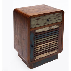 Nachttisch mit Schublade von Burkina Home Decor