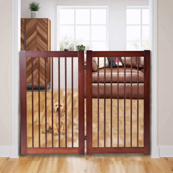 2 panel folding dog gate