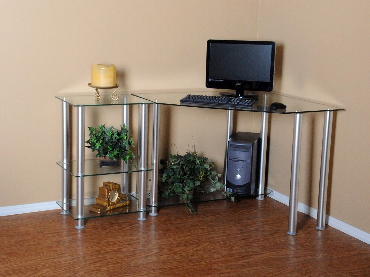 corner desk with extension